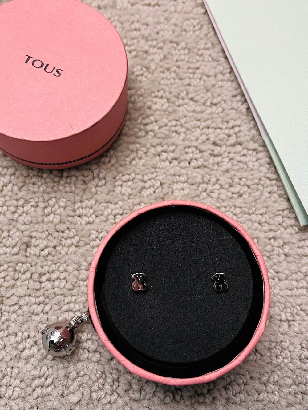 18K WHITE GOLD BABY TOUS EARRINGS